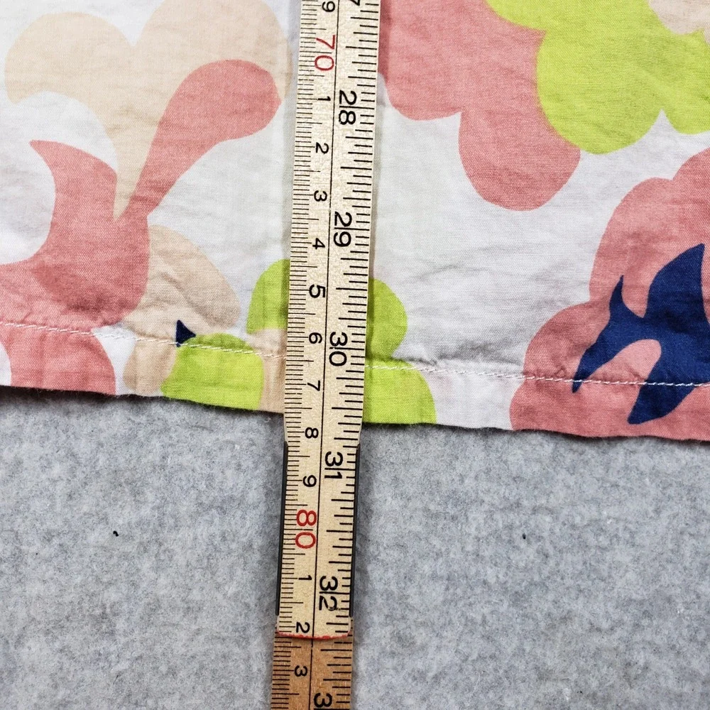 Levi's Shirt XL Pink Green Floral Tropical Viscose Cotton Blend Cabanacore‎ EUC